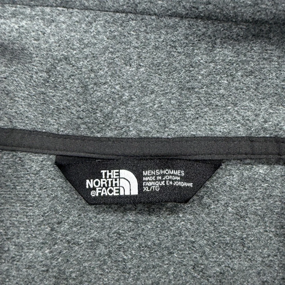 The North Face Mens Gray The Roosevelt Group 1/4 Zip Pullover Fleece XL‎